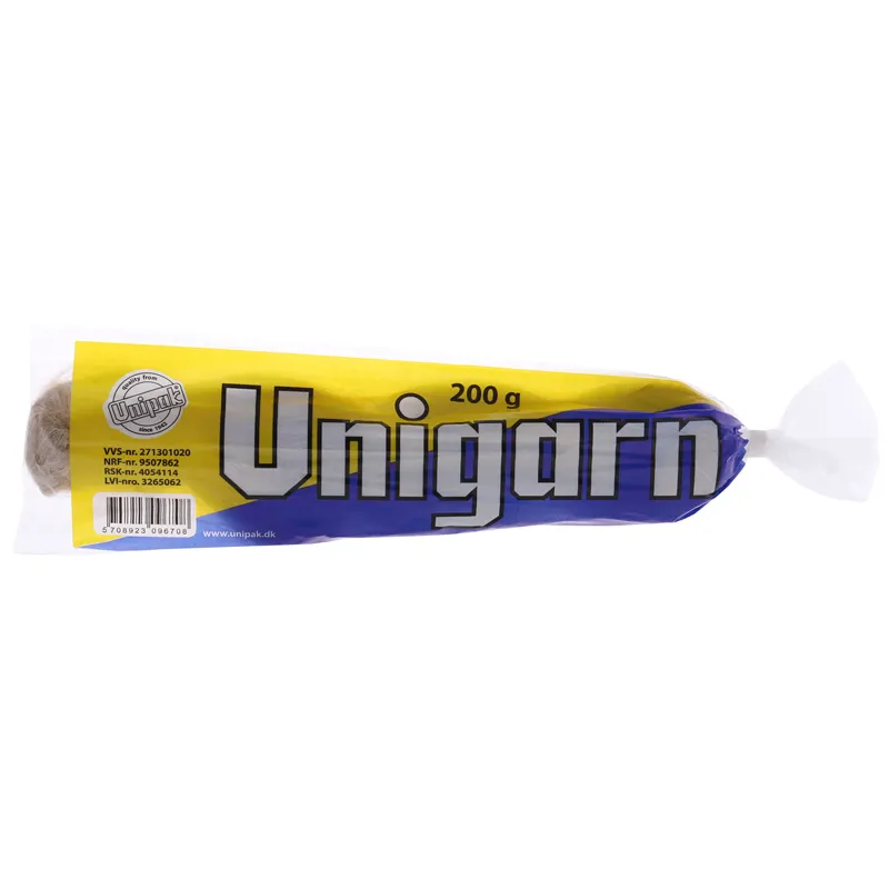 Льон сантехнічний Unipak Unigarn 200г. (Косичка в упаковці) (UP0585) Київ - фото 1