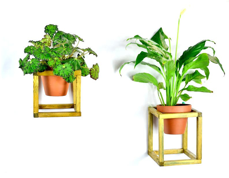 Полиця настінна для квітів "Орізонті model C" каррі Миколаїв - фото 4