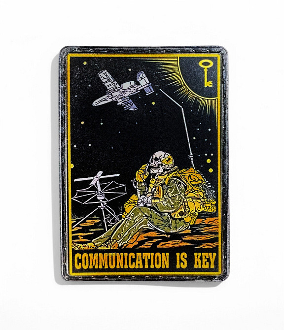Патч / шеврон Communication is key (Комунікація є ключовим фактором) Запоріжжя - фото 2