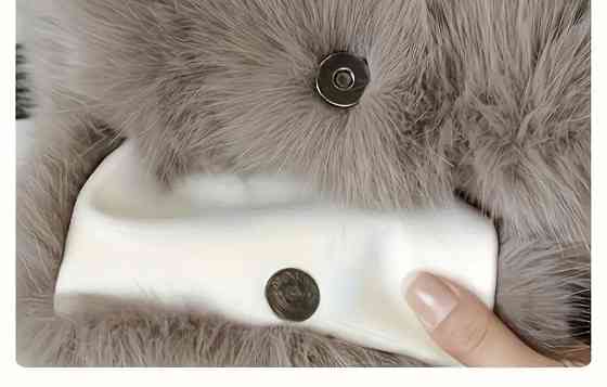 Рюкзак зі штучного хутра Капучіно Смела