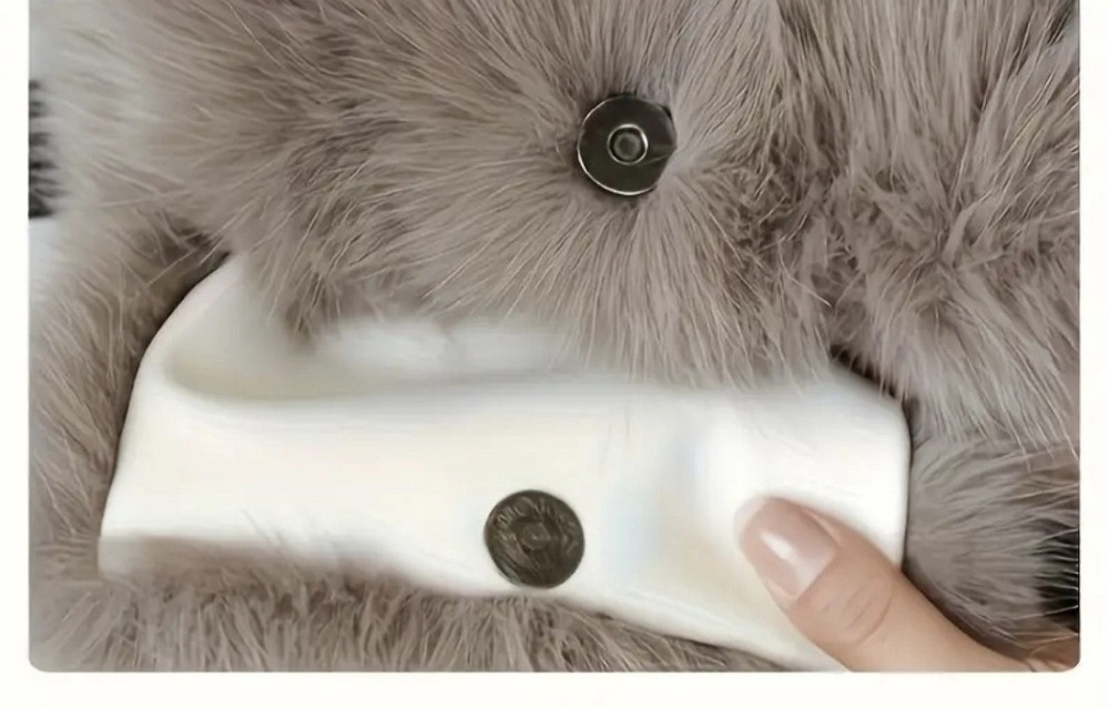 Рюкзак зі штучного хутра Капучіно Смела - изображение 3