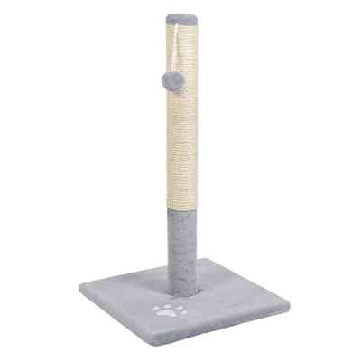 Дряпка (когтеточка) для котов Природа Д01 столбик 67 см (серая) (4820157402825) Винница