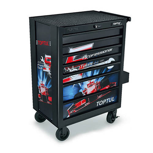 Візок для інструменту 7 секцій Special Limited Edition-BLACK TOPTUL TCAQ0707 Одеса - фото 1