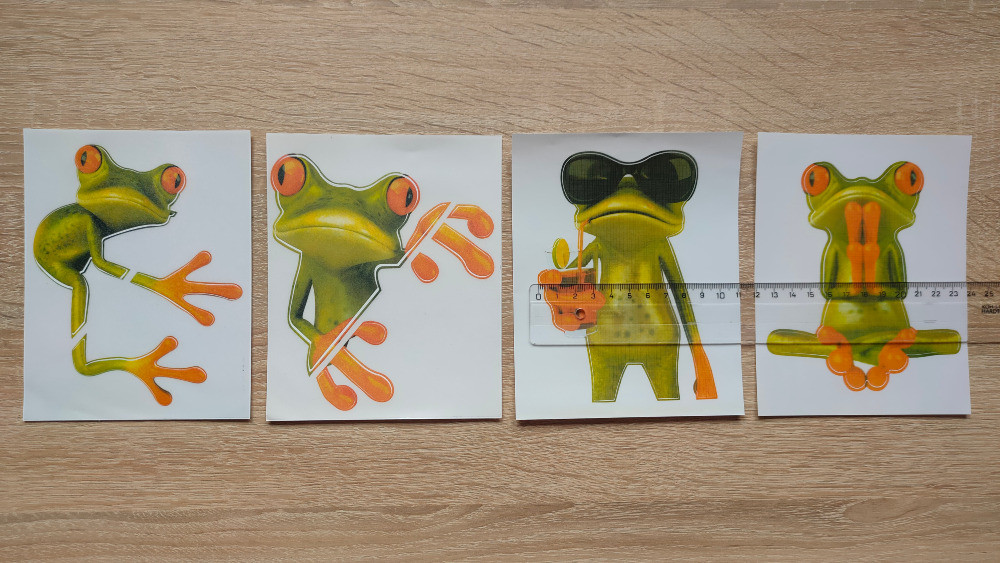 Наклейка на авто Жаба-жабка Київ - фото 4