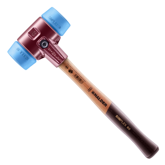 Молоток HALDER Simplex 3001 насадки із синього поліуретану Одеса