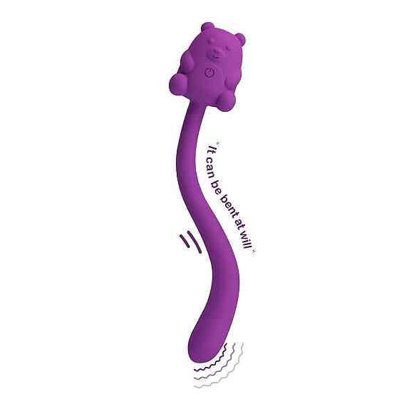 Вибратор CUTE BEAR, Flirting Stick, 7 vibration functions, Magnetic USB charging Sex Aura Киев