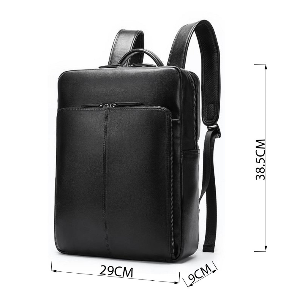 Рюкзак кожаный Vintage 14822 Черный Киев - изображение 3