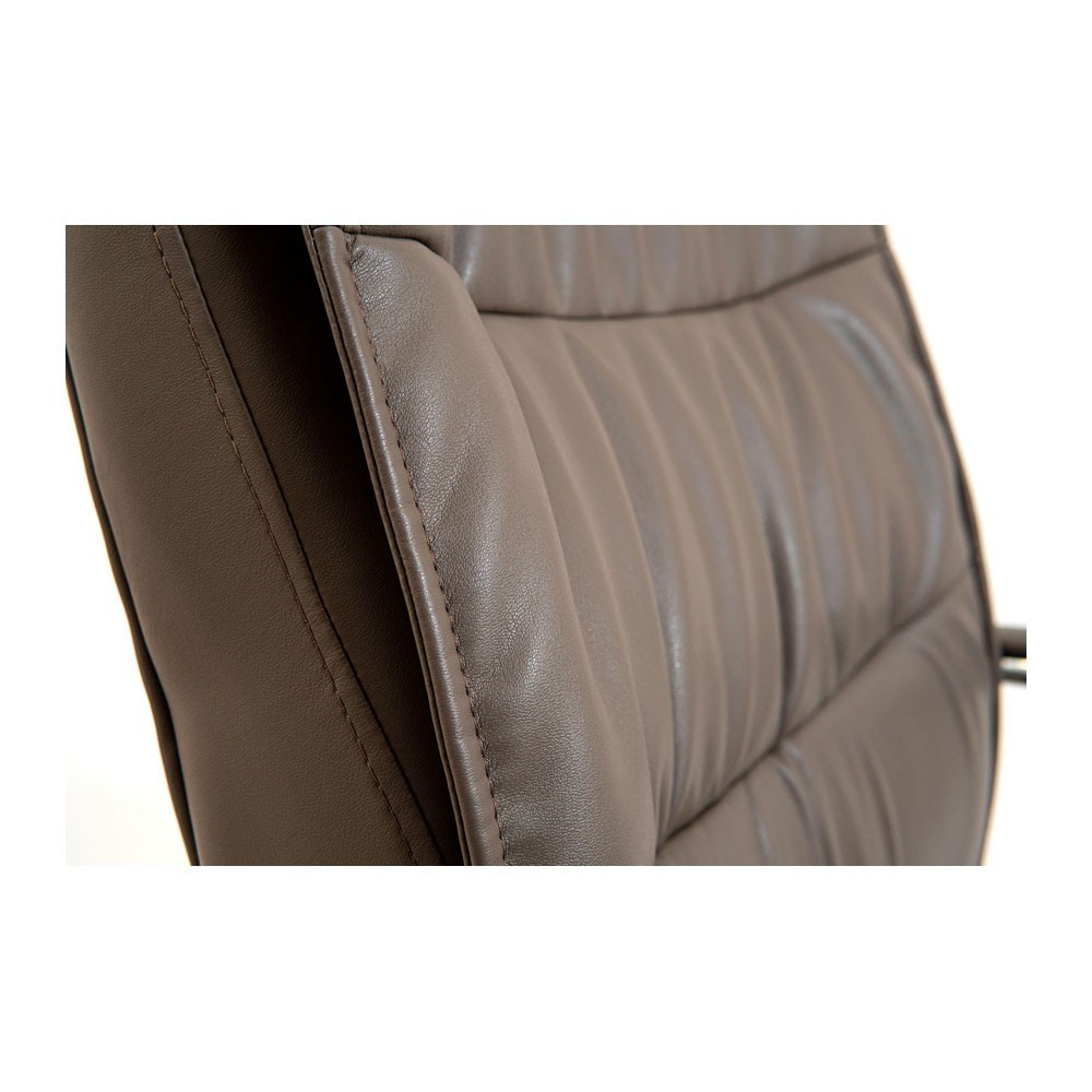 Офісне крісло керівника Richman Toronto Хром M1 Tilt Капучино Дніпро - фото 7