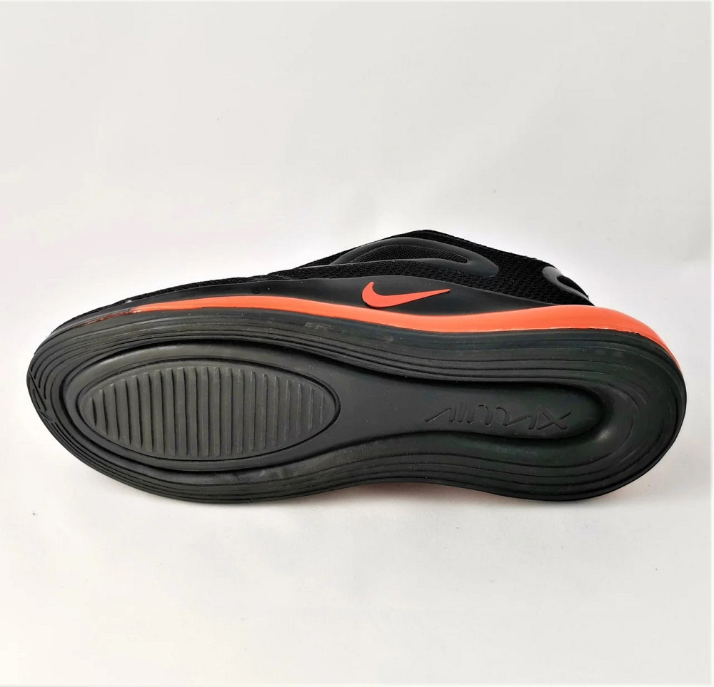Кроссовки Nike 720 Чёрные и Оранжевые Мужские Найк с Амортизацией (размеры: 43,44,46) Видео Обзор Днепр - изображение 9