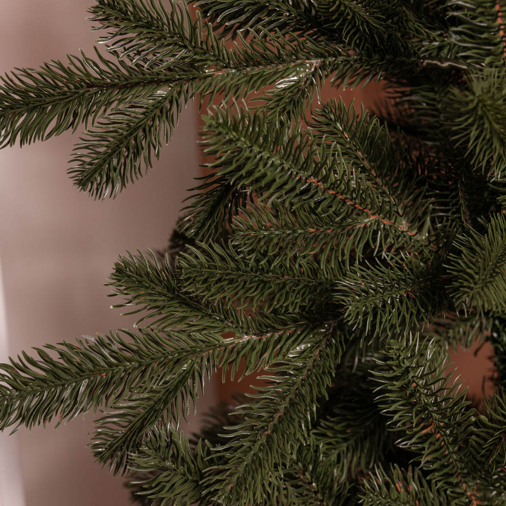 Литая искусственная елка зеленая 120 см на пластиковом подставке SOK-M-D-4 Киев - изображение 5