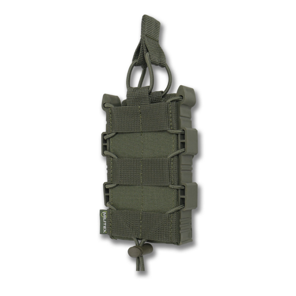 Открытый тактический подсумок под 1 магазин Militex Khaki. Открытый одинарный подсумок для магазинов Киев - изображение 7
