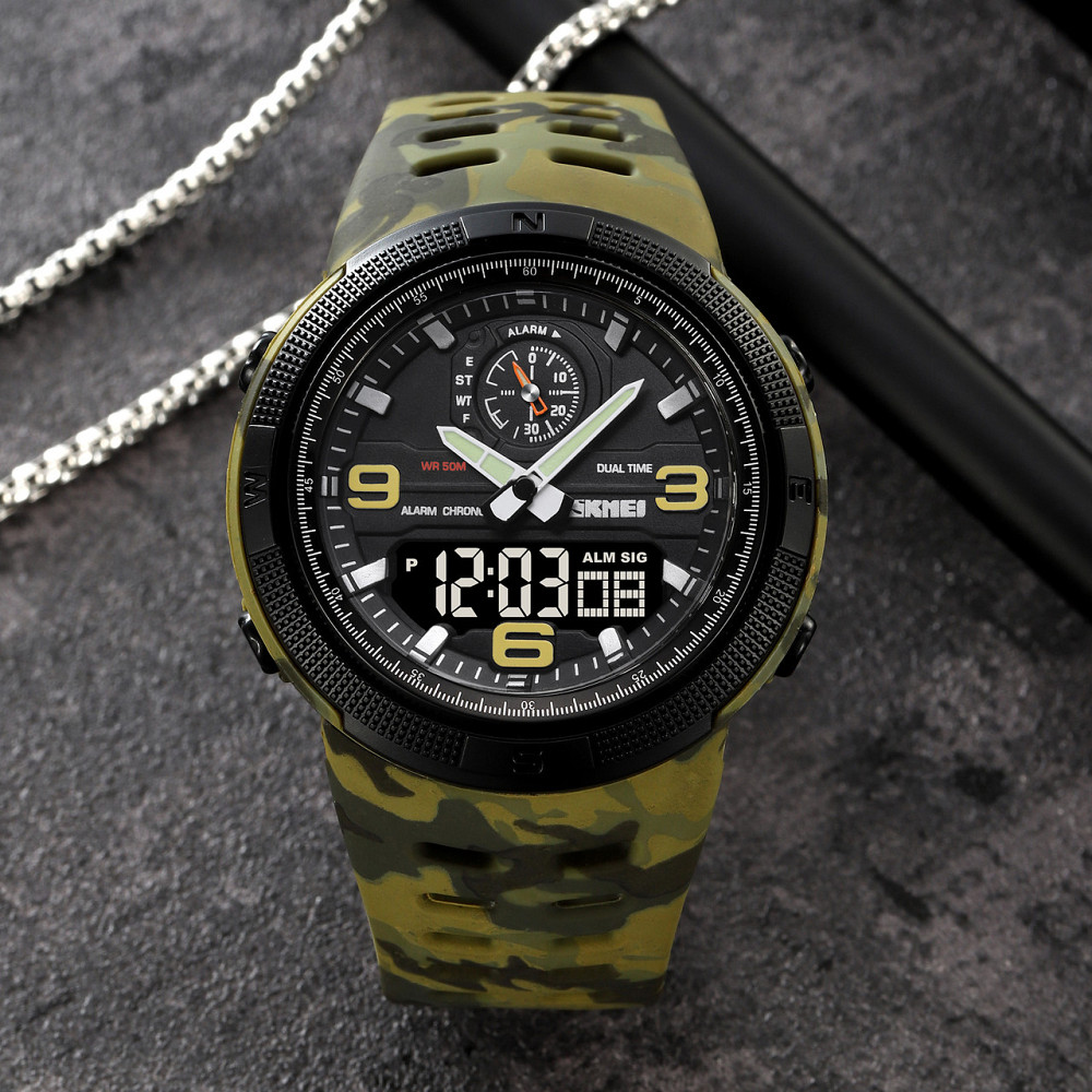 Skmei 1655CMGNBK Camo Green-Black SBR Київ - фото 4