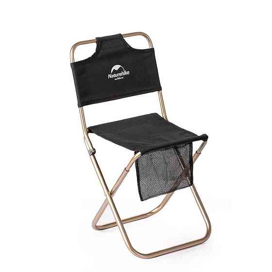 Стул раскладной Naturehike MZ01 NH18M001-Z, черный Киев