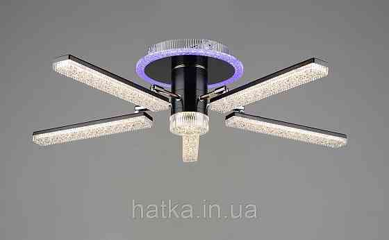 Люстра светодиодная акриловая B YH0810/5 GD+BK 66W Киев