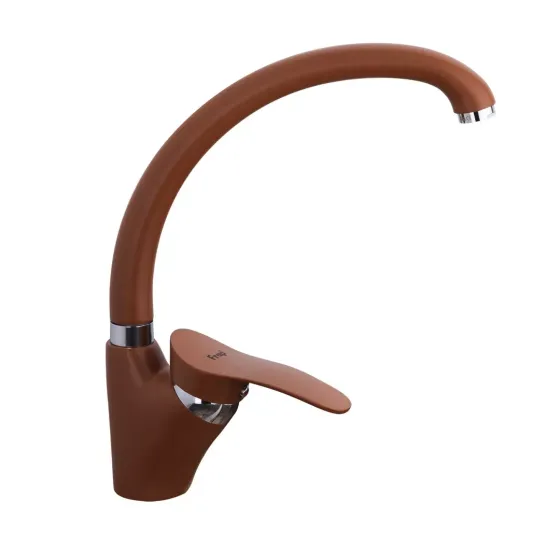 Змішувач для кухні Frap F4101-14 коричневий Київ