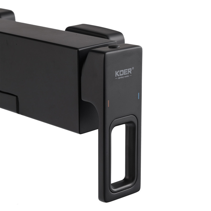 Змішувач для ванни з коротким виливом KOER KB-41009-05 (Колір чорний) (KR6018)   ( 28678 ) Харків - фото 2