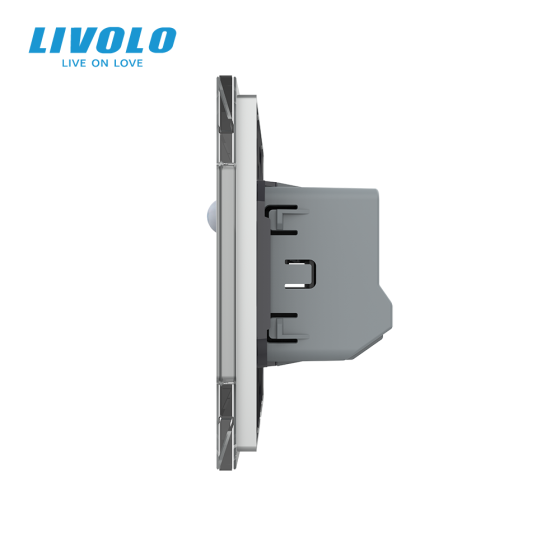 LIVOLO Прохідний світильник для сходів з датчиком руху, підсвітка підлоги LIVOLO сірий матове с Коломыя