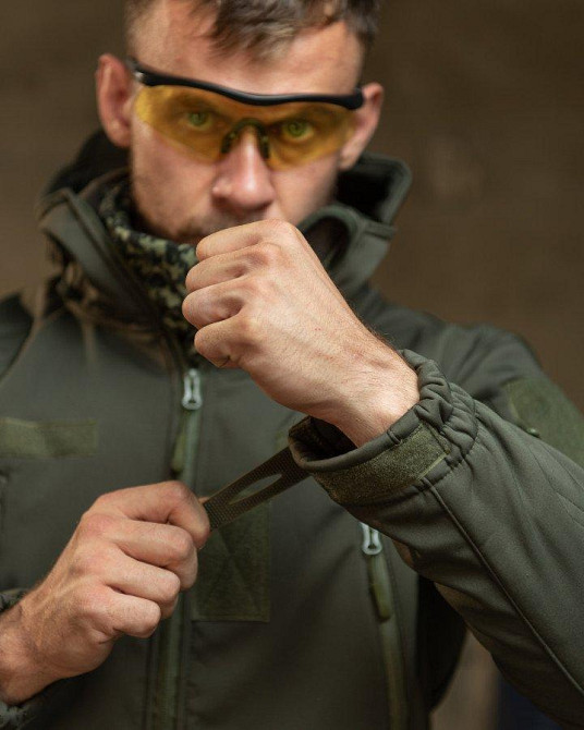 Демісезонний тактичний костюм софтшел Softshell ROCKET олива НП4862 Одеса - фото 18