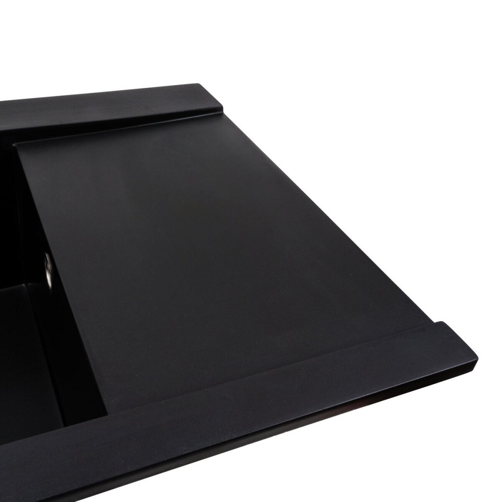 VALESO Гранітна мийка для кухні VALESO 9651 ATLAS матовий Чорний Київ - фото 2