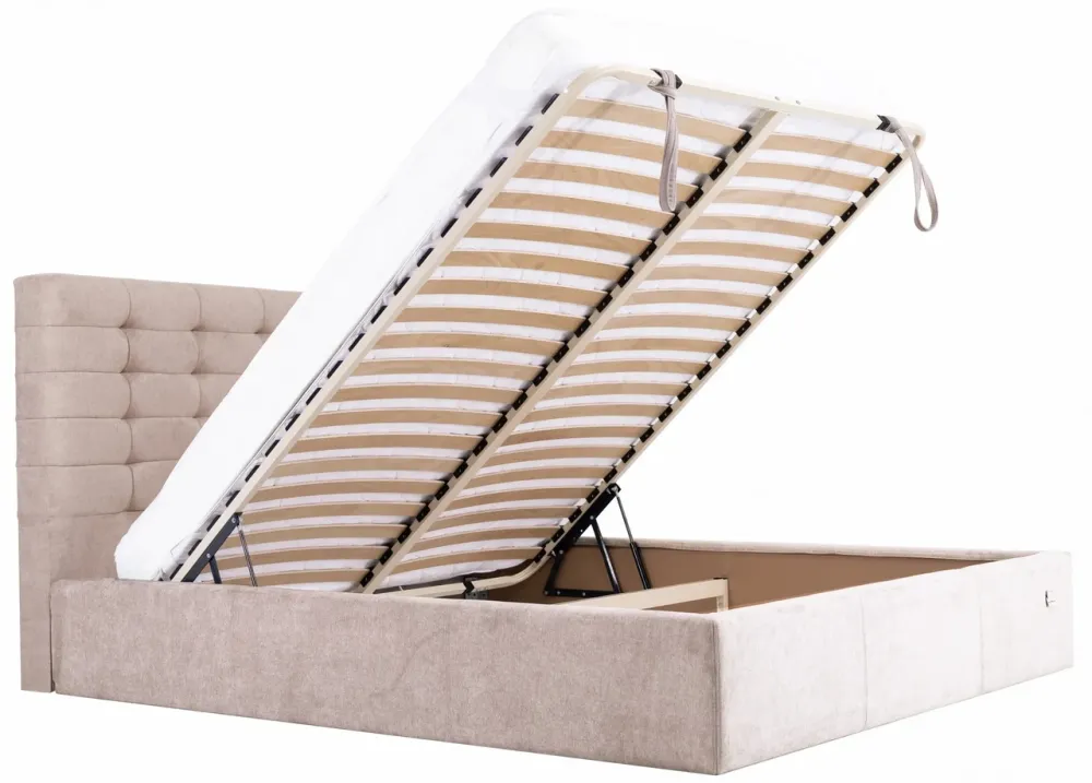 Кровать Двуспальная Erika Comfort 160 х 190 см Мисти Mocco С подъемным механизмом и нишей для белья Мокко Киев - изображение 7