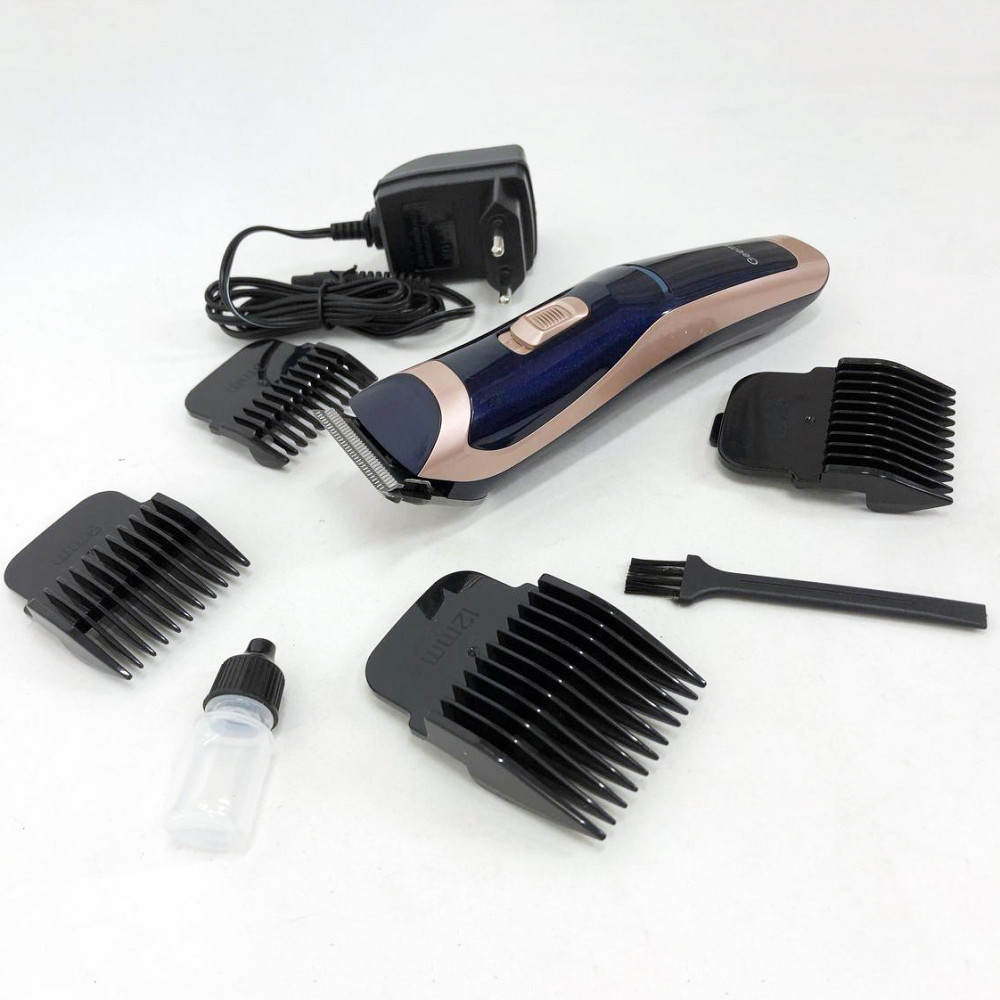 Професійна машинка для стрижки волосся та бороди Gemei GM-6005, Надійна машинка для стрижки DB-77 Львів - фото 16