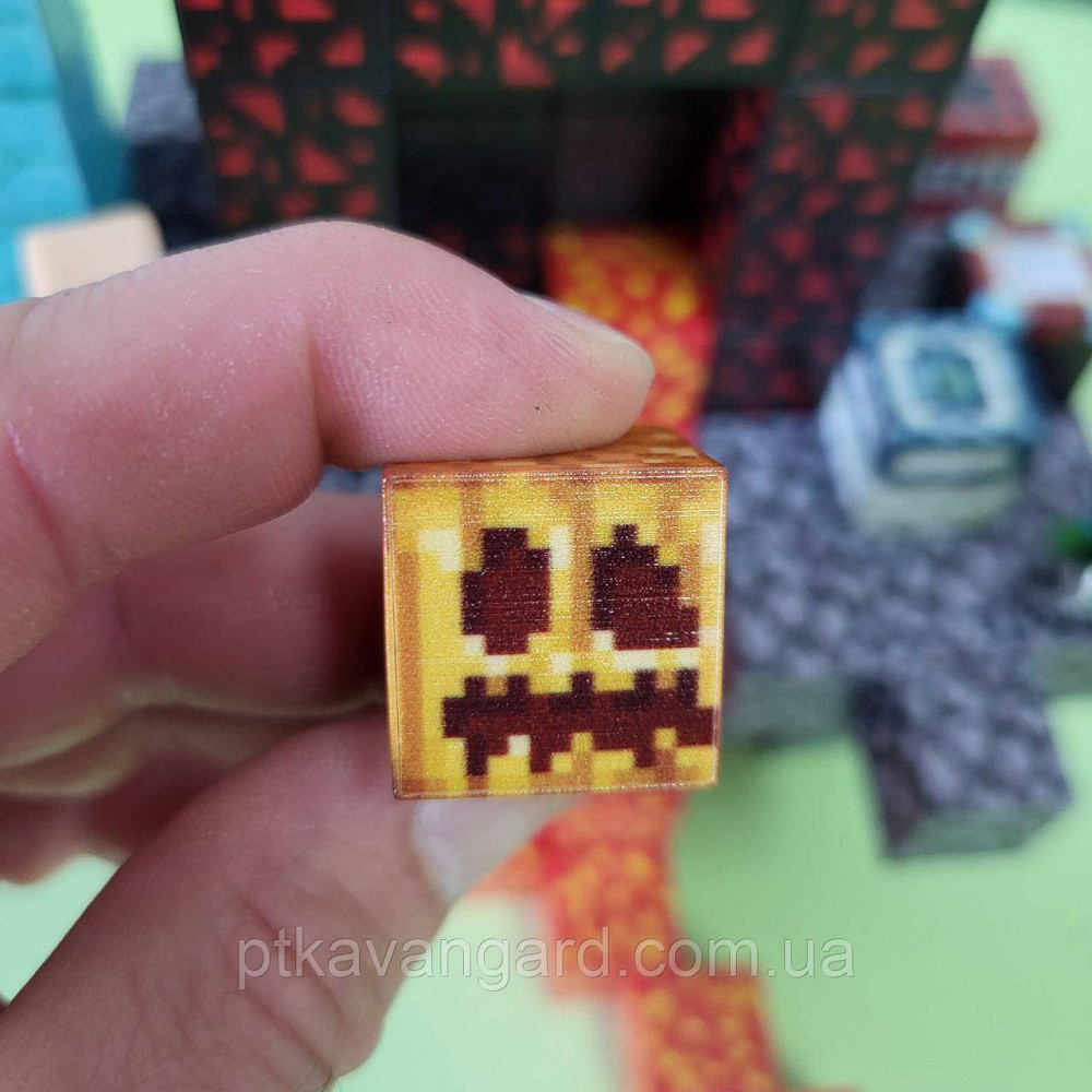 Магнітний конструктор майнкрафт 123 магнітних блока портал в пекло Dream World LZCK 059 Хмельницький - фото 4