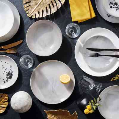 Тарелка Luminarc Diwali Marble Granit 25 см обідня (P9908) Винница