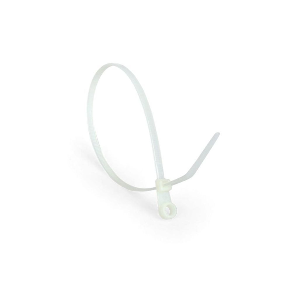 Стяжка Relfix 5 x 200 мм з кріпленням (100 шт/уп) біла Киев - изображение 1