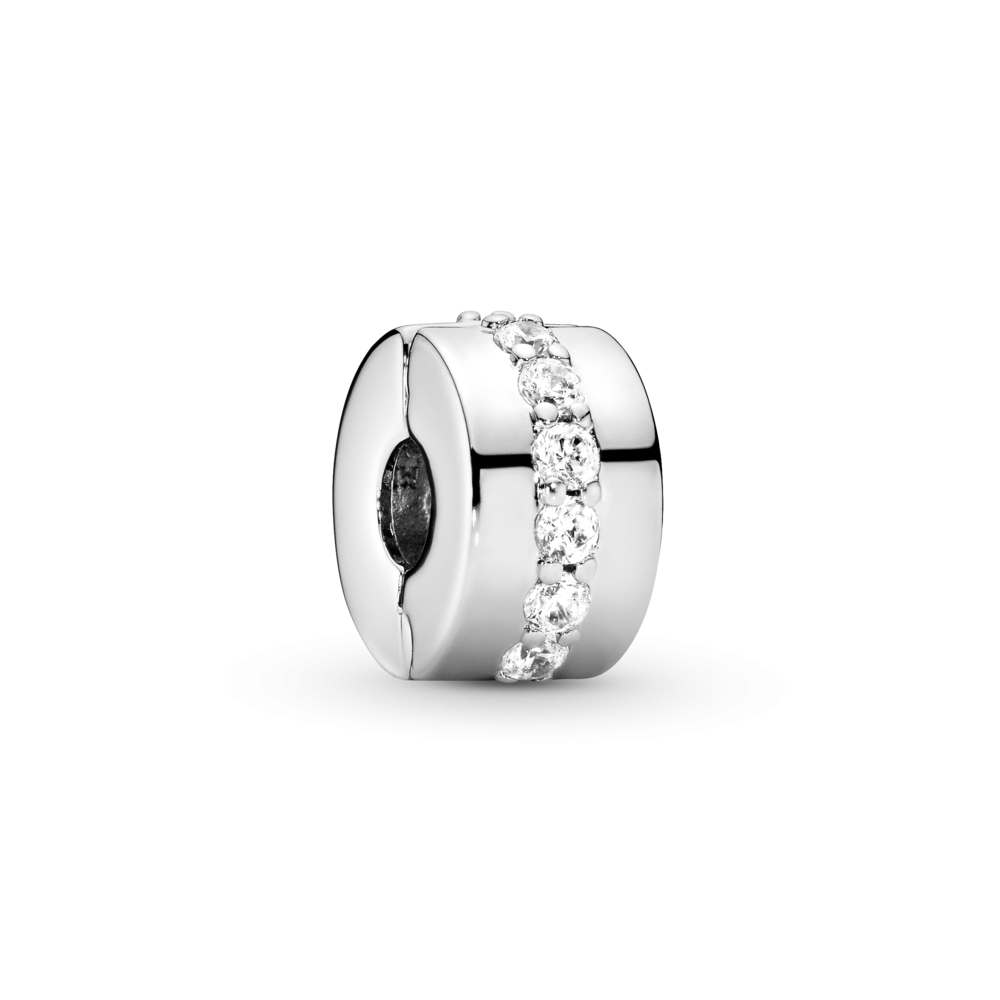 Серебряный шарм-клипса Пандора  