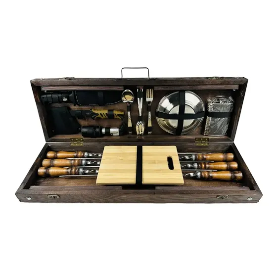 Набори шампурів, Набір шампурів у кейсі "Компакт" Шампури, вертіла Тернопіль