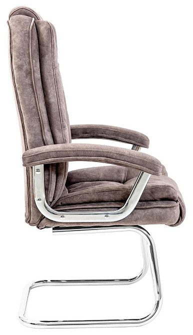 Офісне Конференційне Крісло Richman California Morant 03 CF Хром Кавовий Київ - фото 3