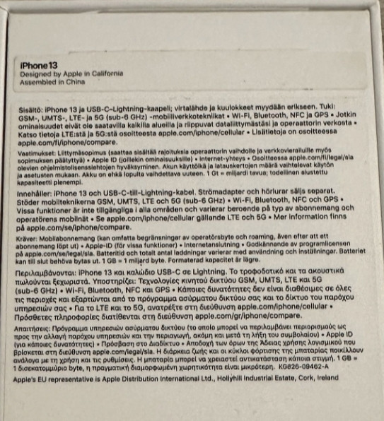 Айфон iPhone 13 128Gb. Київ - фото 2