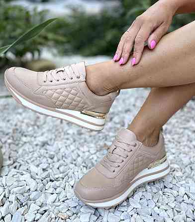 Stilli Снікерси жіночі STILLI бежеві еко-шкіра платформа размер 36-40 (4706) Коломия