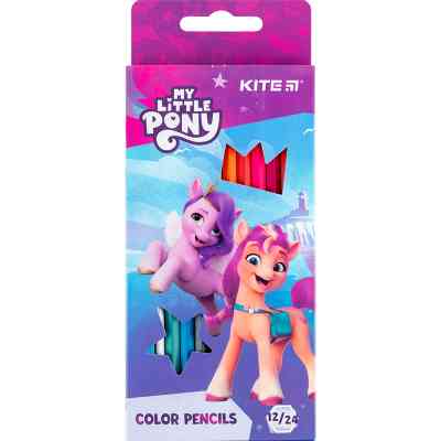 Олівці кольорові Kite My Little Pony двосторонні, 12 кольорів (LP24-054) Вінниця