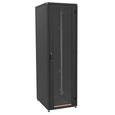 Шафа напольна Zpas 42U 600x800 glass door black (IT-426080-69AA-2-161-FP) Вінниця