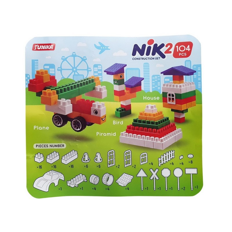 Детский конструктор с большими деталями 