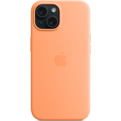 Чехол для мобильного телефона Apple iPhone 15 Silicone Case with MagSafe Orange Sorbet (MT0W3ZM/A) Винница - изображение 5