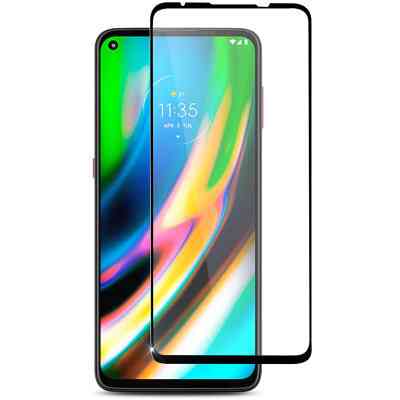 Скло захисне PowerPlant Full screen Motorola Moto G9 Plus, Black (GL609406) Вінниця