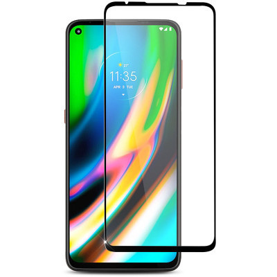 Скло захисне PowerPlant Full screen Motorola Moto G9 Plus, Black (GL609406) Вінниця - фото 1