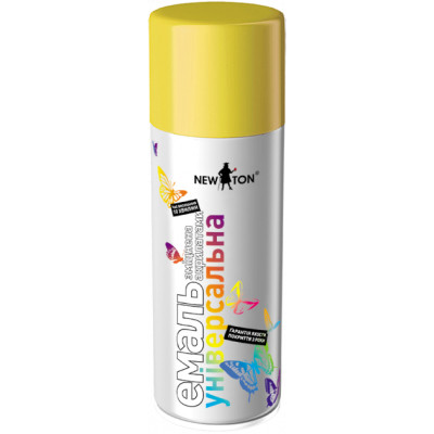 Аерозольна фарба для автомобіля New Ton універсальна 1016 лим.-жовта, 400 мл (203) Вінниця - фото 1