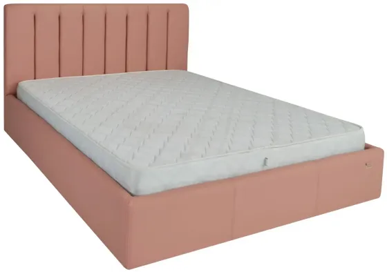 Кровать Двуспальная Sanam VIP 160 х 190 см Fly 2202 С дополнительной металлической цельносварной рамой Розовый Киев