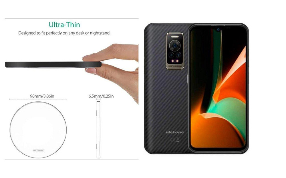 Беспроводное зарядное устройство Copper до 30W для OPPO Find X8 Ultra, USB-C, LED Киев - изображение 3