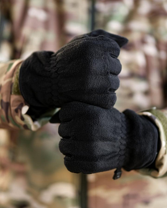 Рукавички флісові JET Black ПП8210 Одеса - фото 2