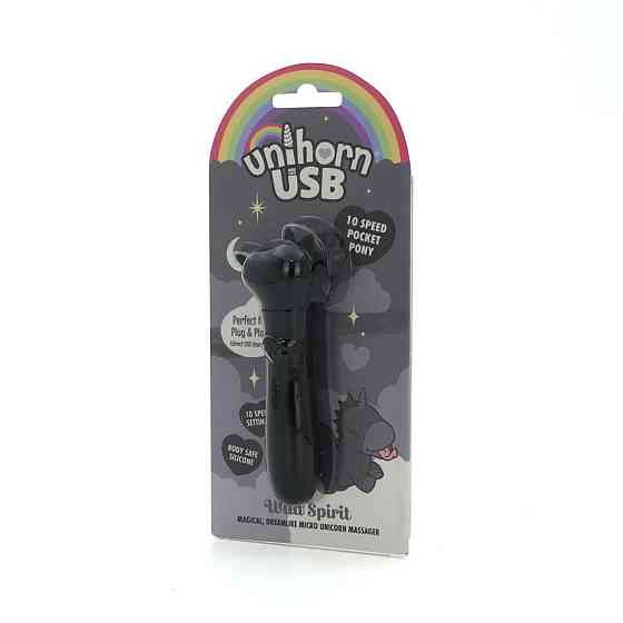 Вібратор-єдиноріжка Unihorn USB Bullet – Wild Spirit, віброкуля, USB-зарядка, 10 режимів Sex Aura Київ