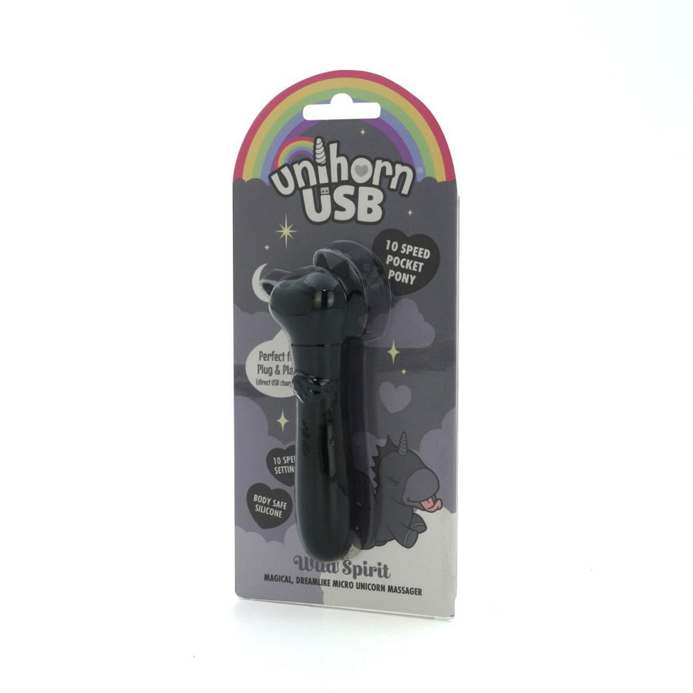 Вібратор-єдиноріжка Unihorn USB Bullet – Wild Spirit, віброкуля, USB-зарядка, 10 режимів Sex Aura Київ - фото 3