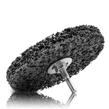 Зачистной круг Clean and Strip на дрель Ø100x10 Фиолетовый Полтава - фото 1