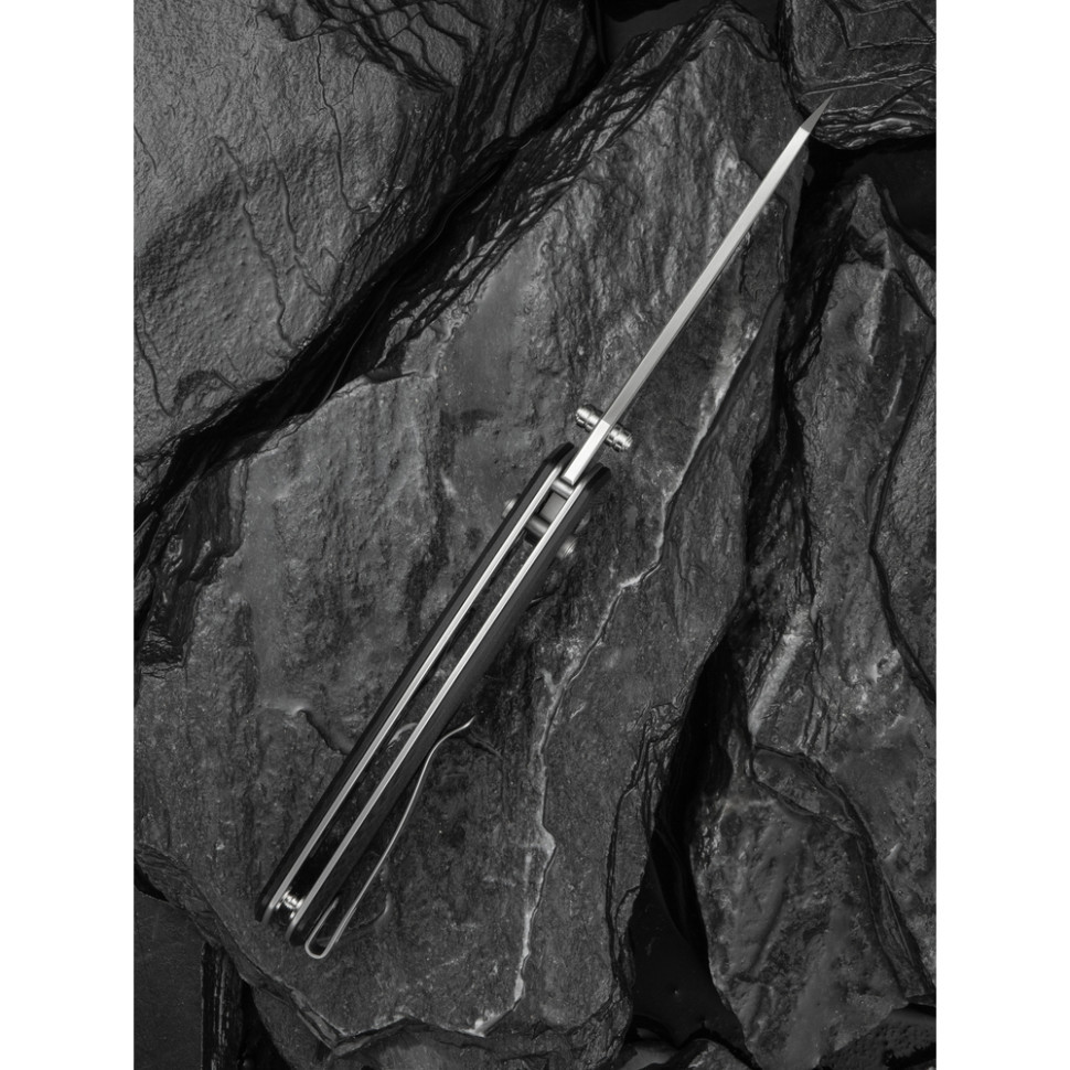 Ніж складаний туристичний Civivi Sixgill, (8.7 см) Nitro-V / G10 чорний Киев - изображение 16