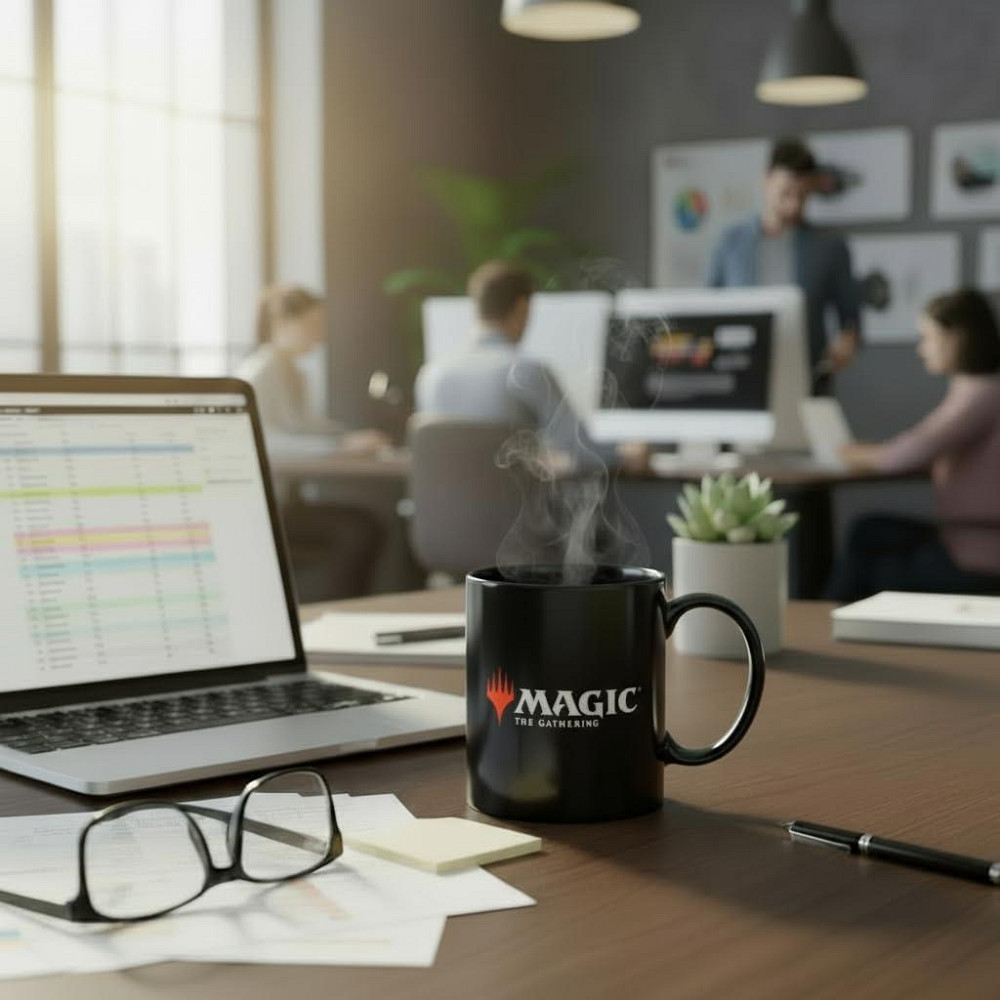 Керамическая кружка Magic: The Gathering 320 мл красная с черным термостойкая для горячих напитков Киев - изображение 8