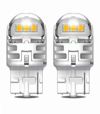 Комплект светодиодных ламп Philips 11065CU60X2 W21W LED Ultinon Pro6000 SI 12V WX3x16d WHITE Харків