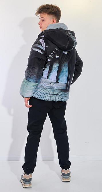 Куртка з принтом (164 см) Київ - фото 6